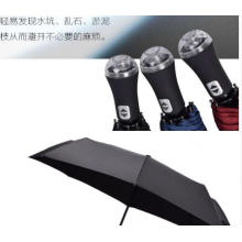 Automatic Foldable Waterproof LED Handle Umbrella with LED Light Handle